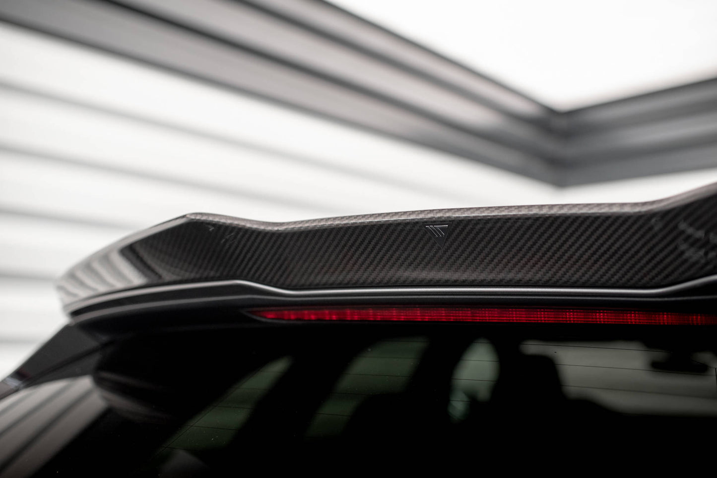 Set of Carbon Fiber Splitters Audi RS6 C8 schwarz matt