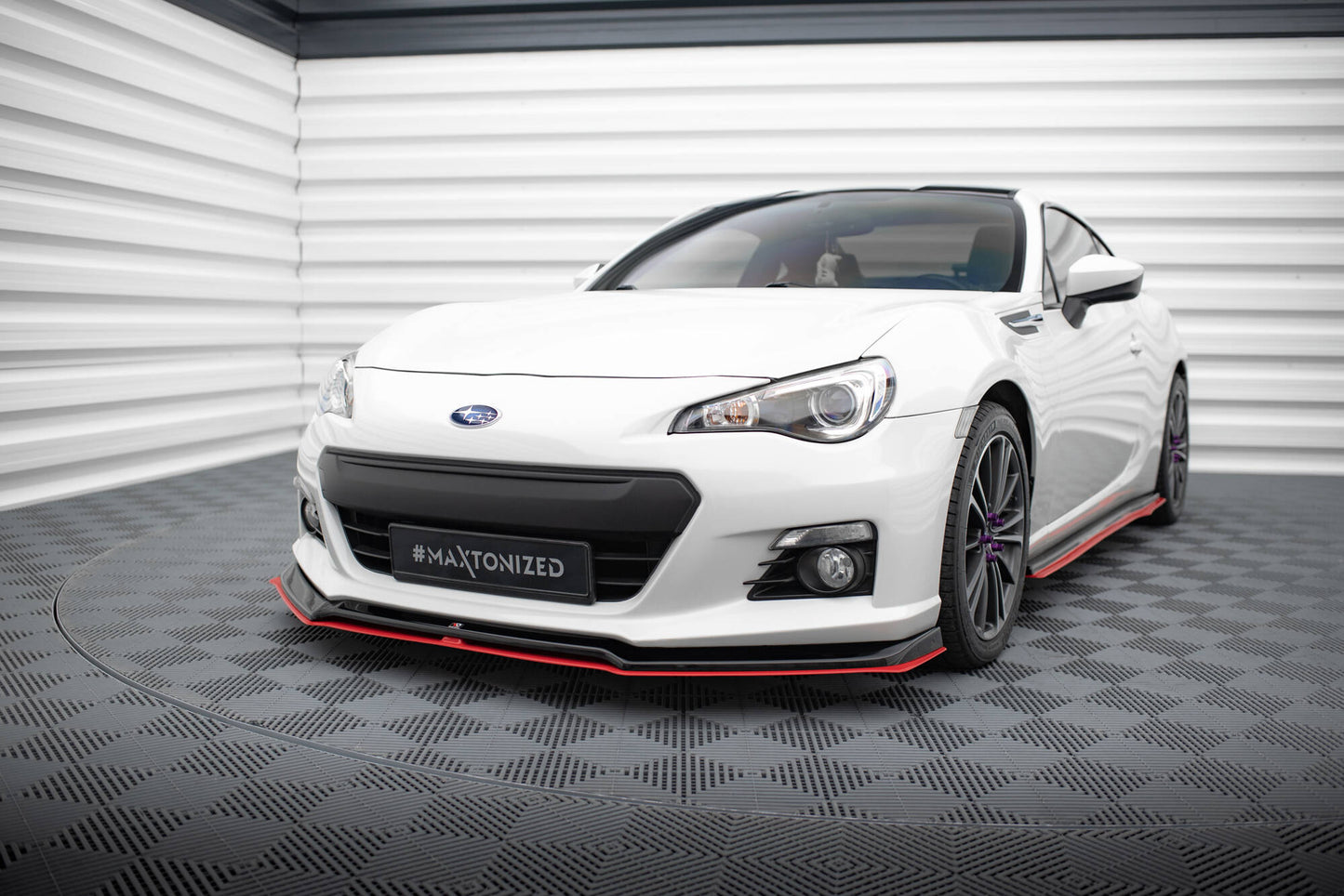 Front Ansatz V.3 für Subaru BRZ schwarz Hochglanz
