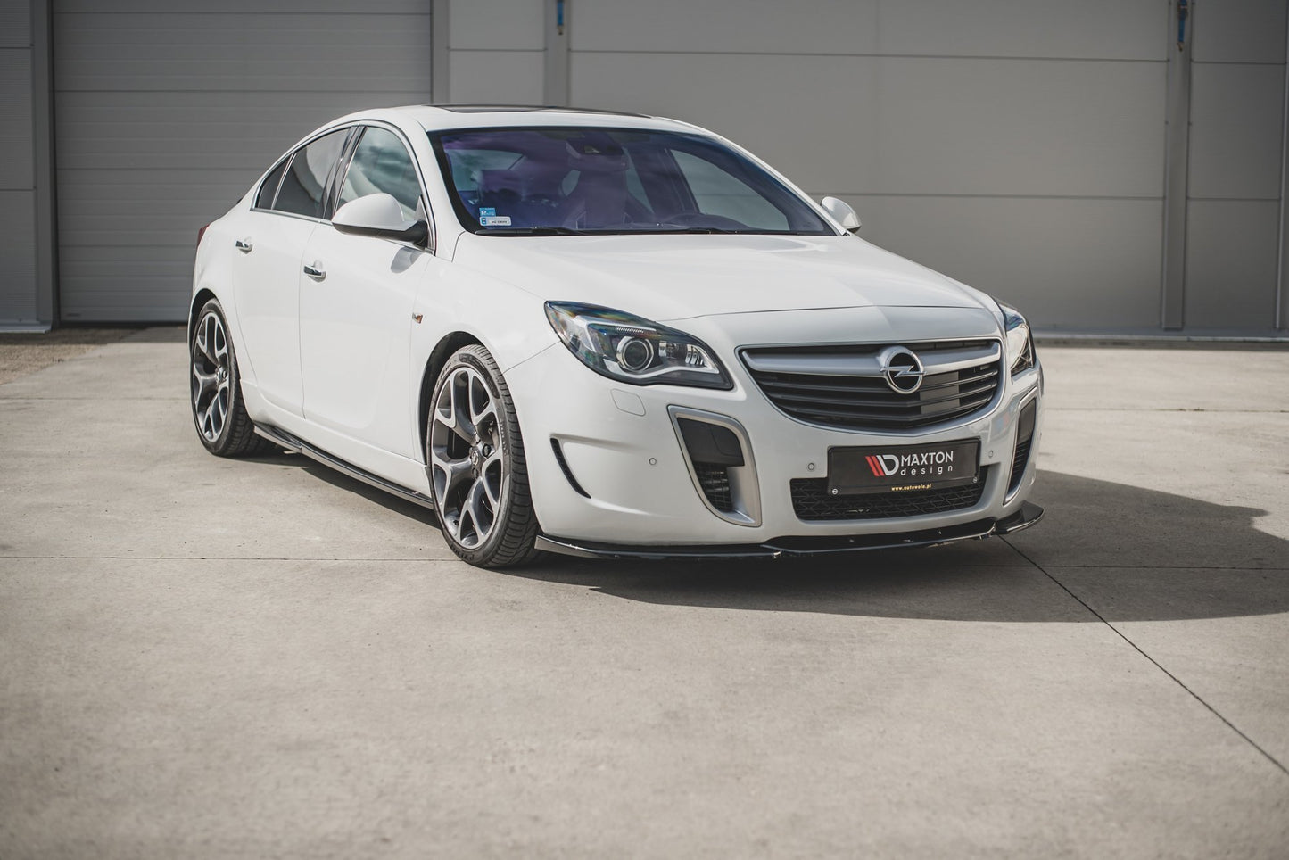 Front Ansatz V.2 für Opel Insignia Mk. 1 OPC Facelift schwarz Hochglanz