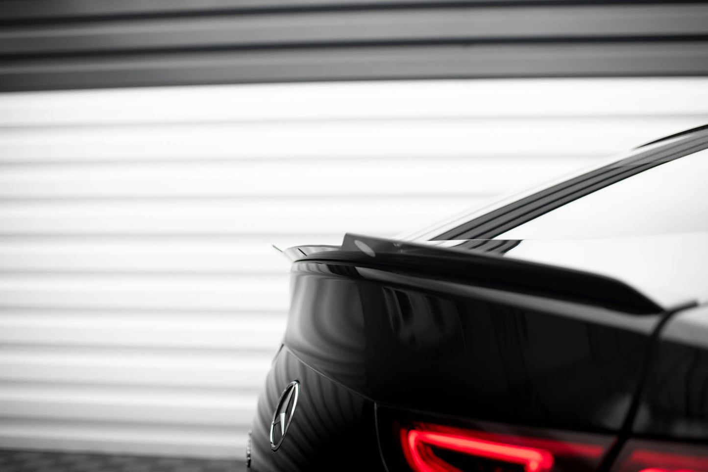 Spoiler CAP für Mercedes-Benz GLE Coupe AMG-Line C167 / C167 Facelift schwarz Hochglanz