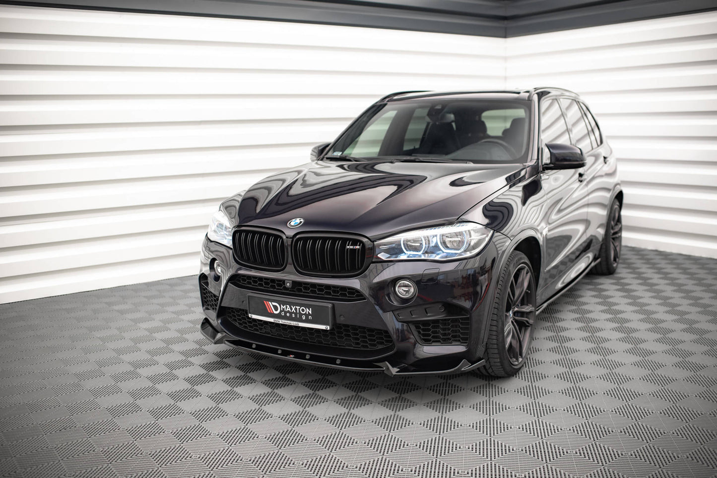 Front Ansatz V.1 für BMW X5 M F85 / X6 M F86 schwarz Hochglanz