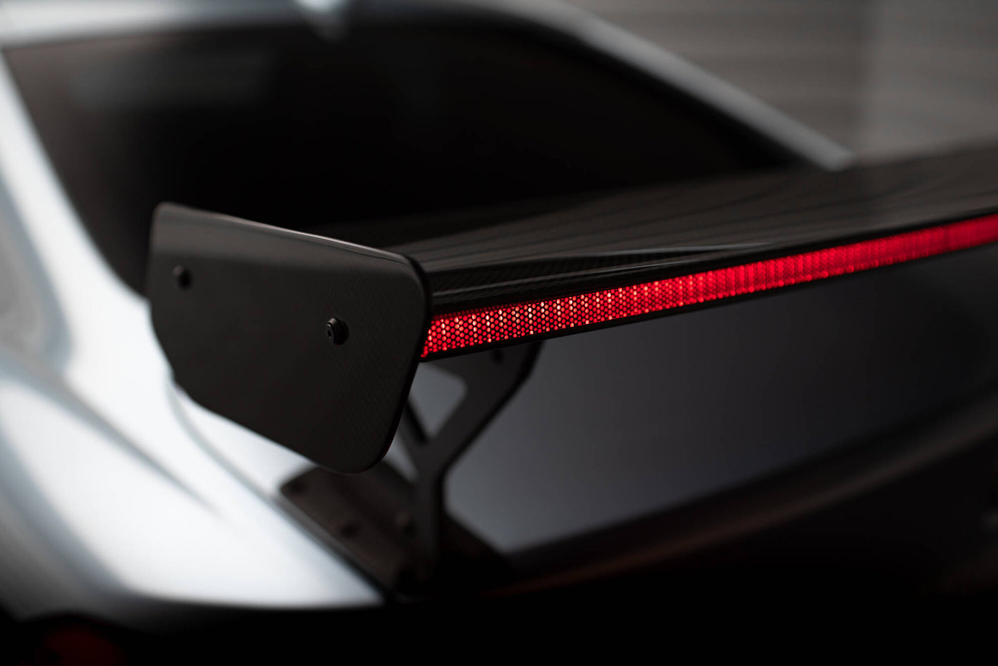 Carbon Spoiler With External Brackets Uprights + LED BMW 4er F32 / 4 F32 M-Paket Coupe