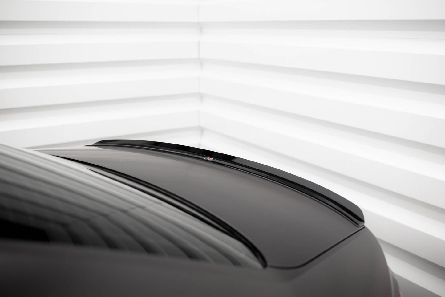 Spoiler CAP V.2 für Audi S4 / A4 Standard / S-Line / Competition Limousine B9 / B9 Facelift schwarz Hochglanz