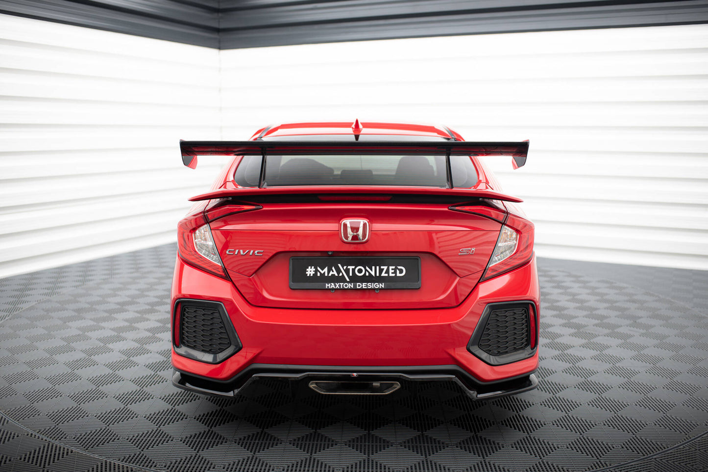 Carbon Spoiler With Upper Swan Mounting Honda Civic SI Mk10