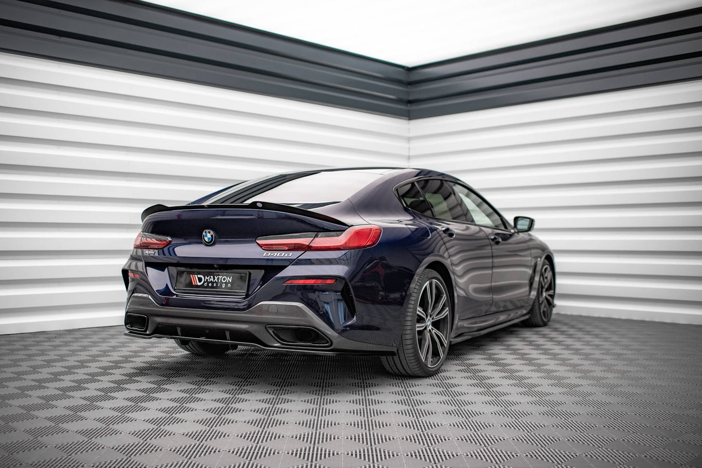 Spoiler CAP für BMW 8 Gran Coupe M-Paket G16 schwarz Hochglanz