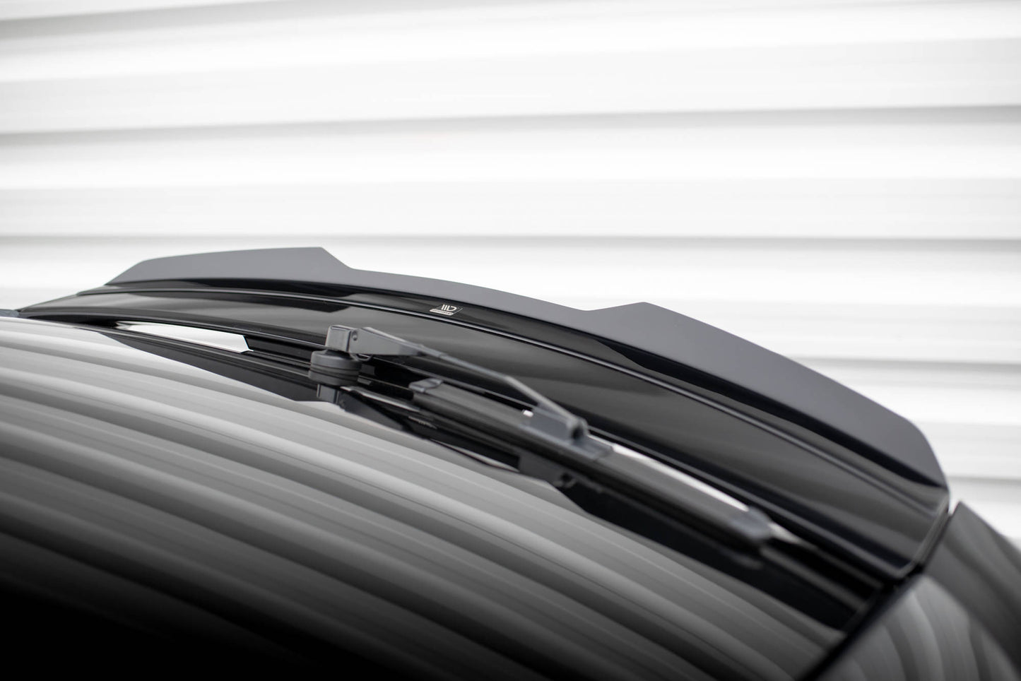 Niedriger Spoiler CAP für Honda Civic Sport Mk 10 schwarz Hochglanz
