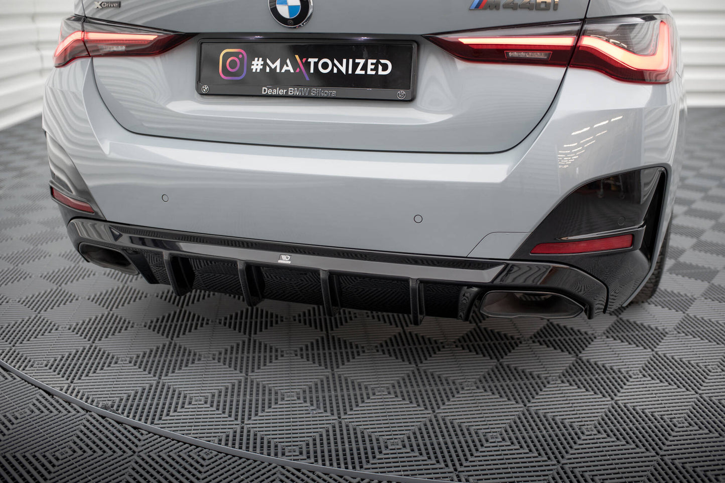 Diffusor Heck Ansatz für BMW M440i Gran Coupe G26