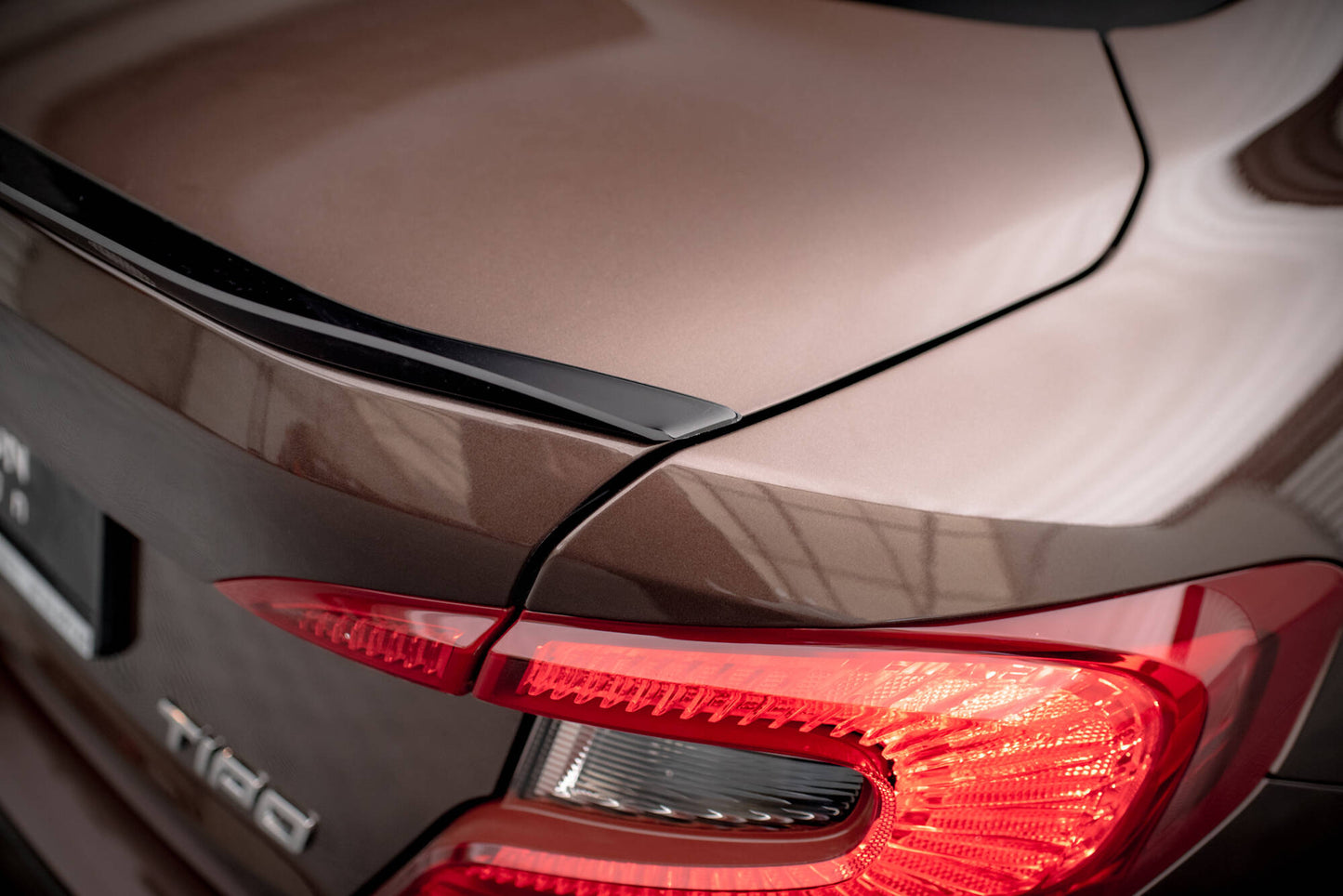 Spoiler CAP für Fiat Tipo S Limousine Mk1 schwarz Hochglanz