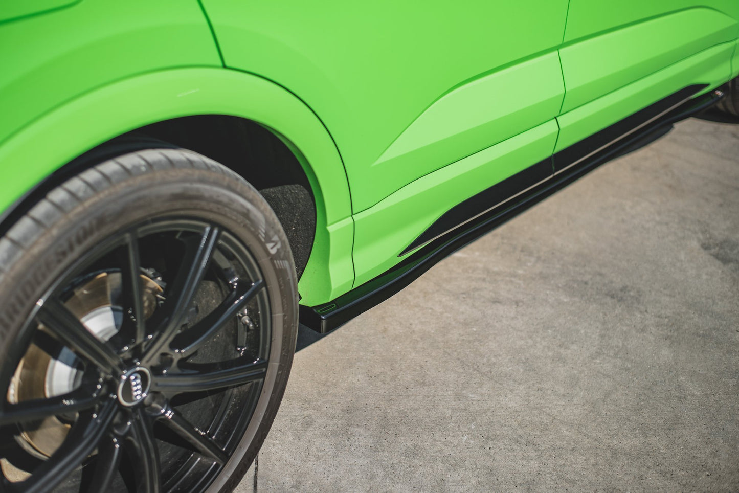 Seitenschweller Ansatz für Audi RSQ3 / Q3 S-Line F3 Carbon Look