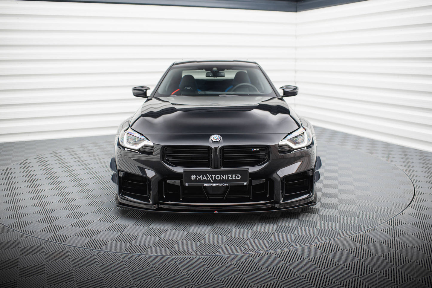 Front Ansatz V.4 für BMW M2 G87 schwarz Hochglanz