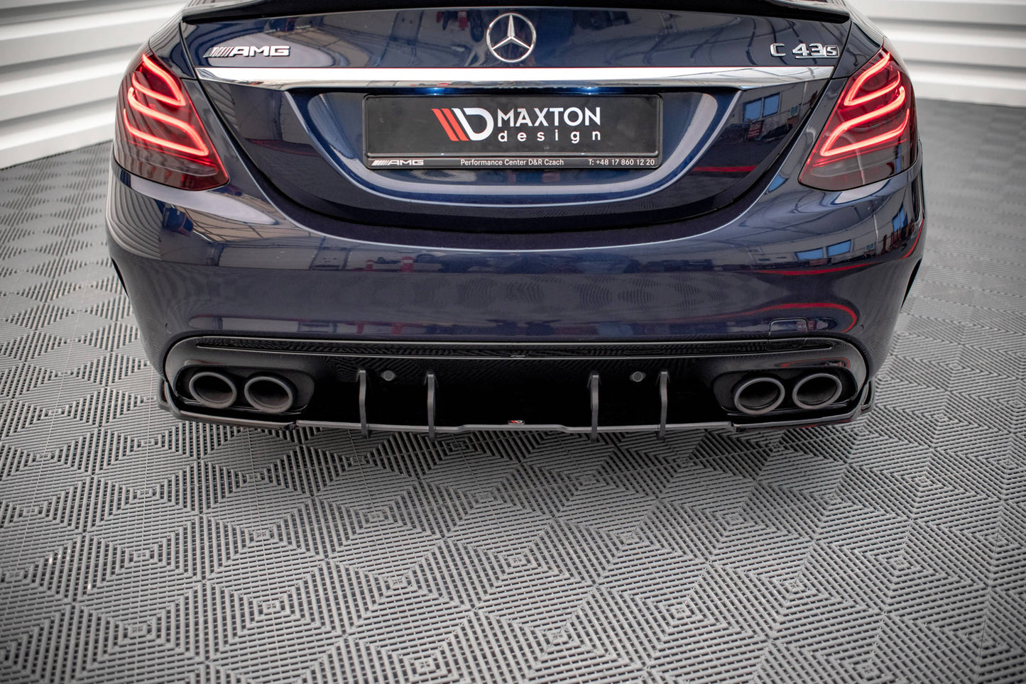 Street Pro Heckschürze für Mercedes-AMG C 43 Limousine / Kombi W205 / S205 Facelift