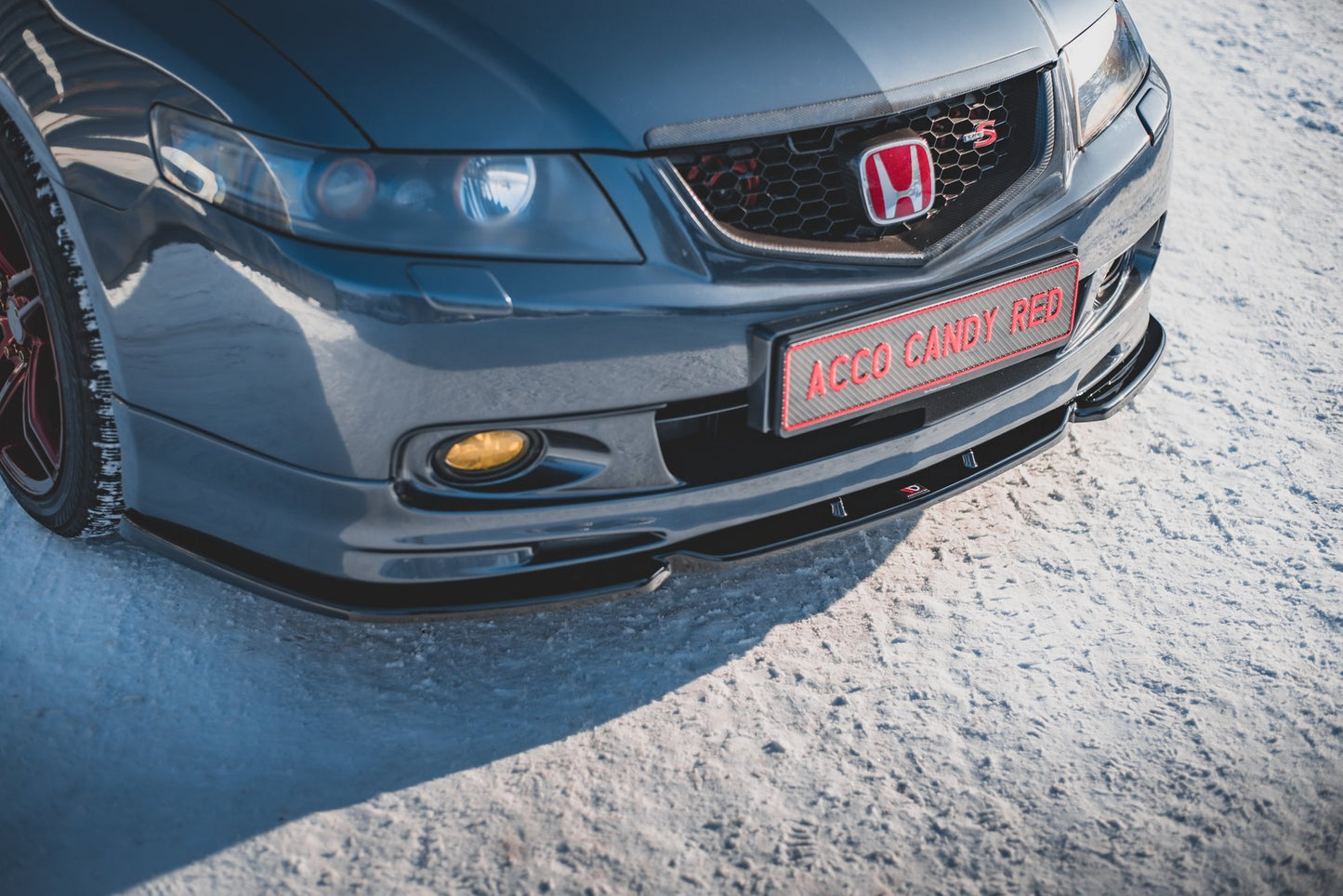 Front Ansatz V.3 für Honda Accord Mk7 Type-S schwarz matt