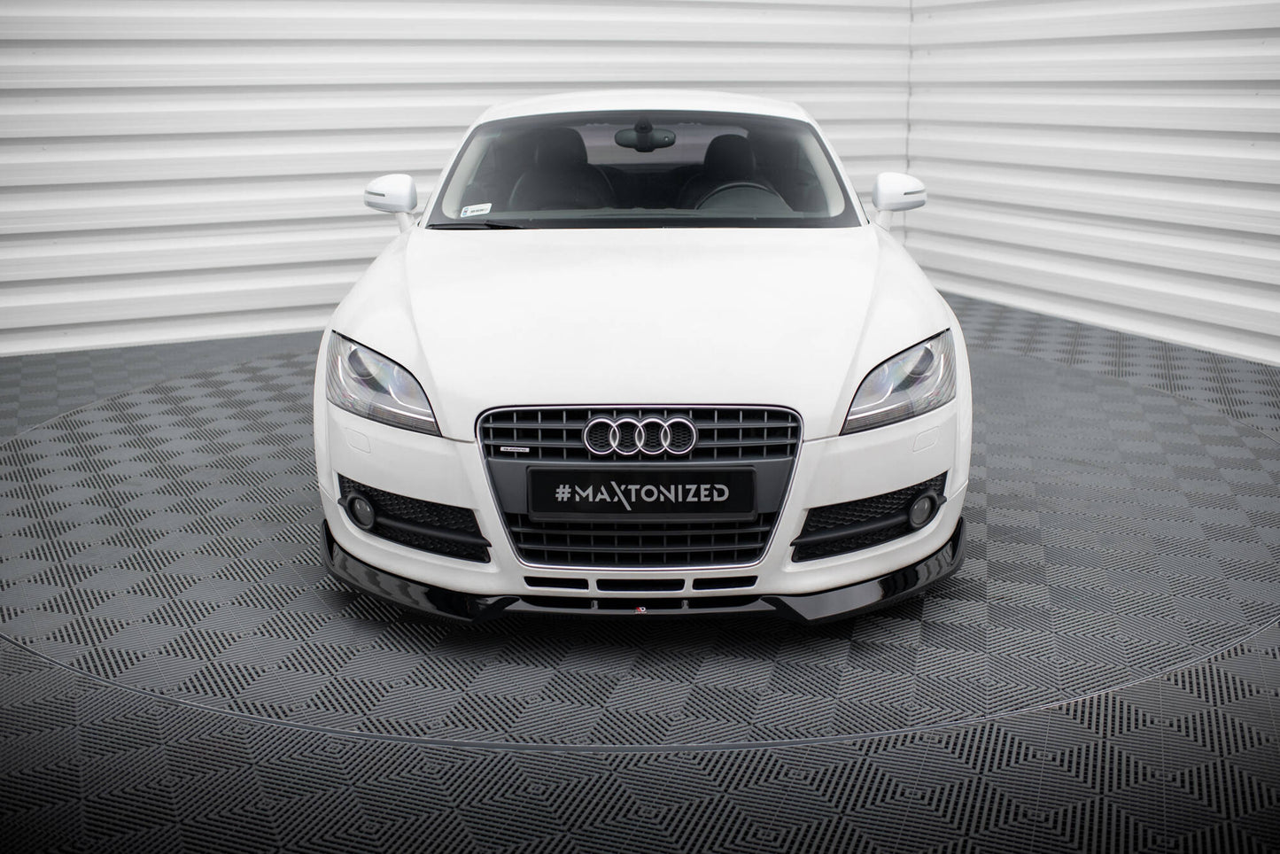 Front Ansatz V.3 für Audi TT 8J schwarz Hochglanz