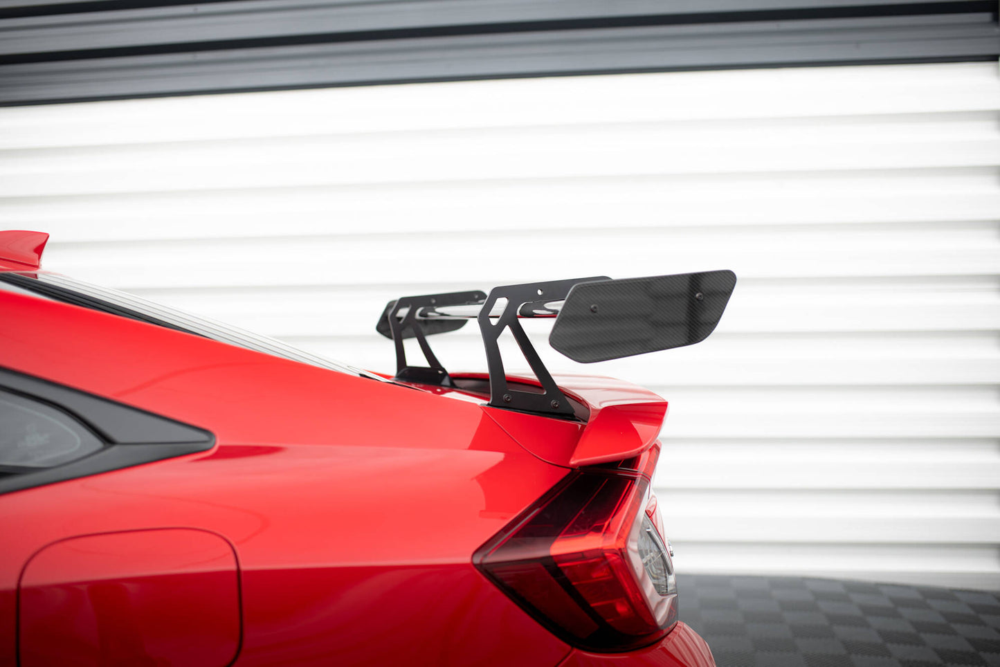 Carbon Spoiler With Upper Swan Mounting Honda Civic SI Mk10