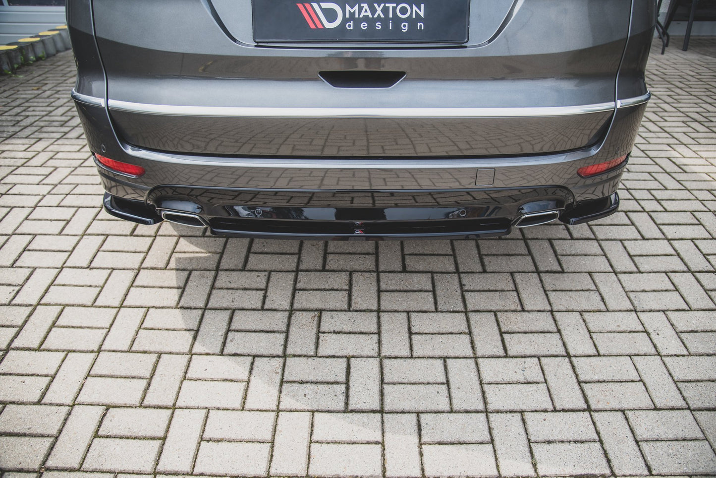 Heckansatz Ford S-Max Vignale Mk2 Facelift schwarz Hochglanz