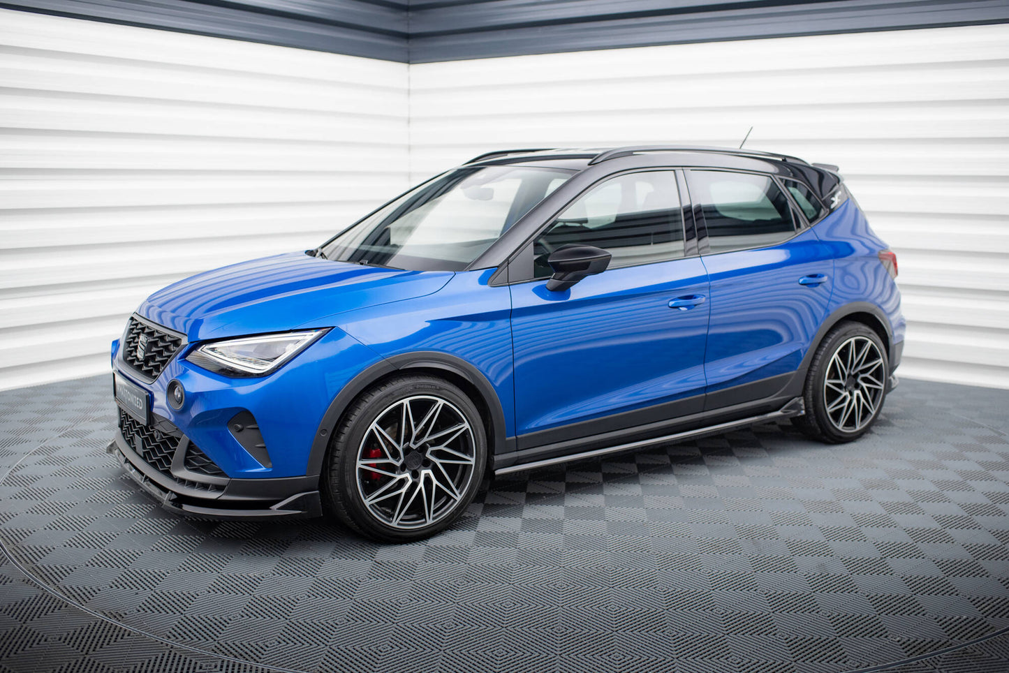 Seitenschweller Ansatz für Seat Arona FR Mk1 schwarz Hochglanz
