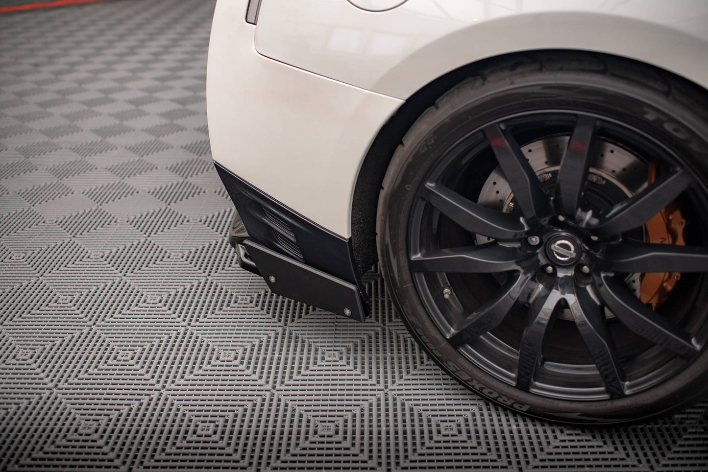 Mittlerer Diffusor Heck Ansatz +Flaps für Nissan GTR R35 Facelift