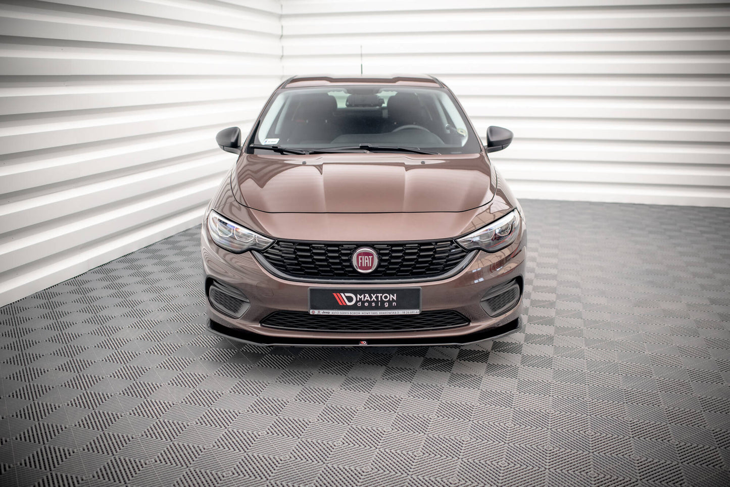 Front Ansatz für Fiat Tipo S-Design schwarz Hochglanz