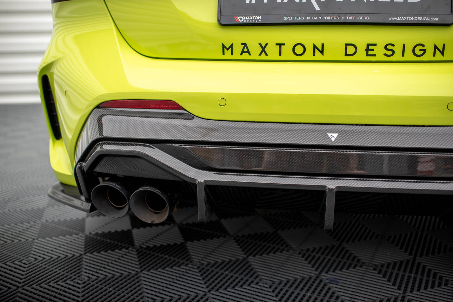 Prepreg Carbon Fiber Diffusor Heck Ansatz V.1 für BMW 1er F40 M-Paket/ M135i