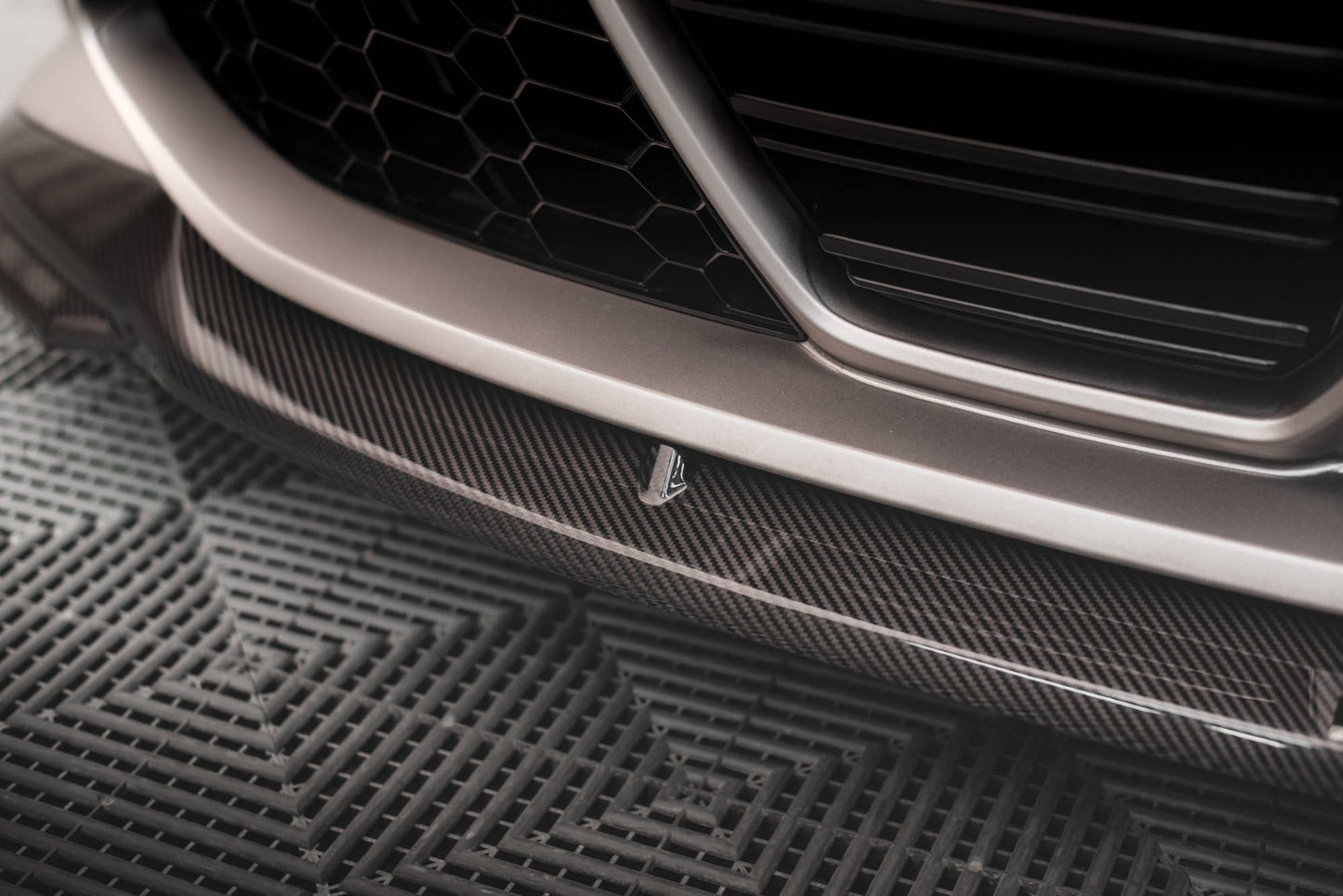 Set of Carbon Fiber Splitters BMW M4 G82 schwarz matt