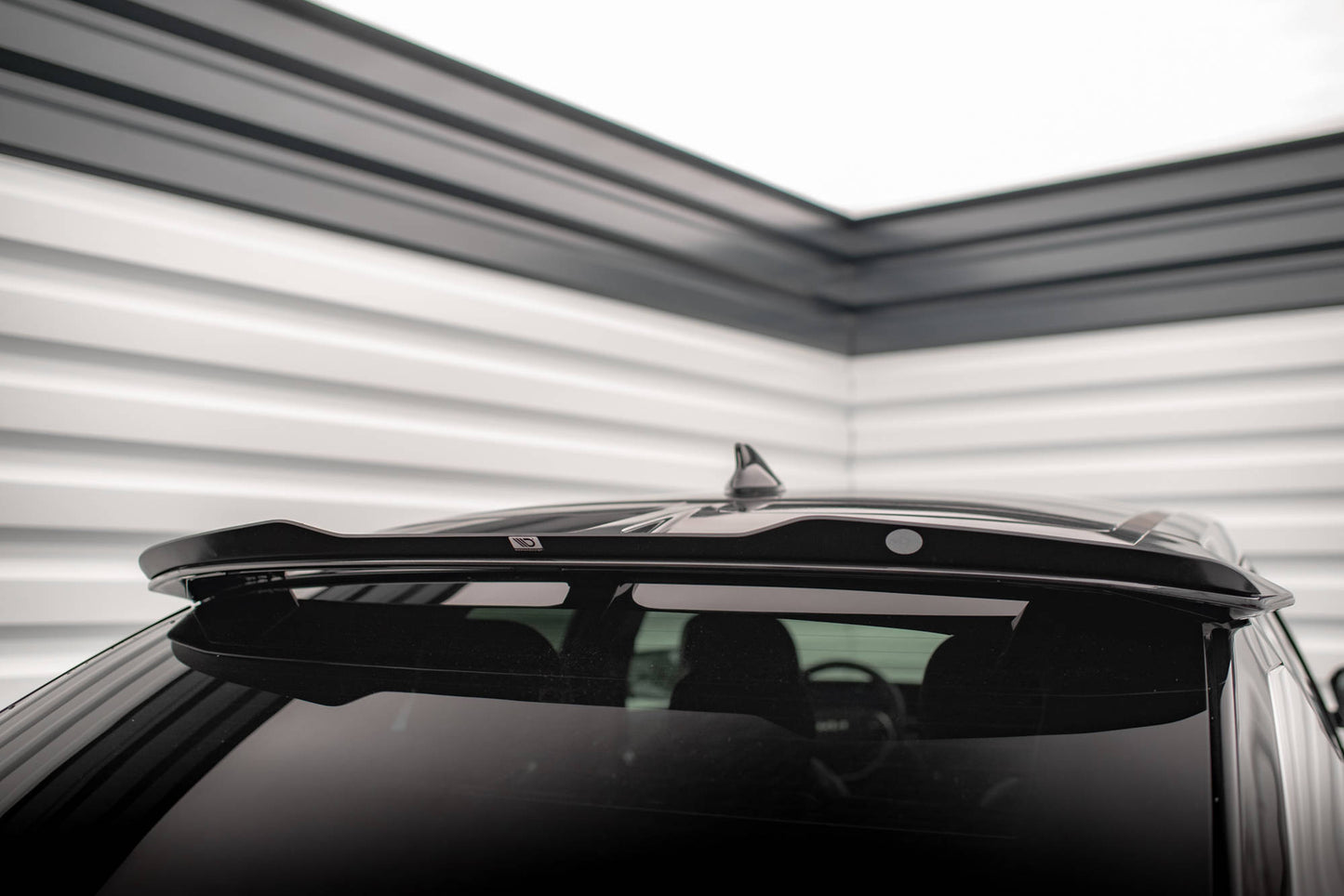 Höher Spoiler CAP für Kia EV6 Mk1 schwarz Hochglanz