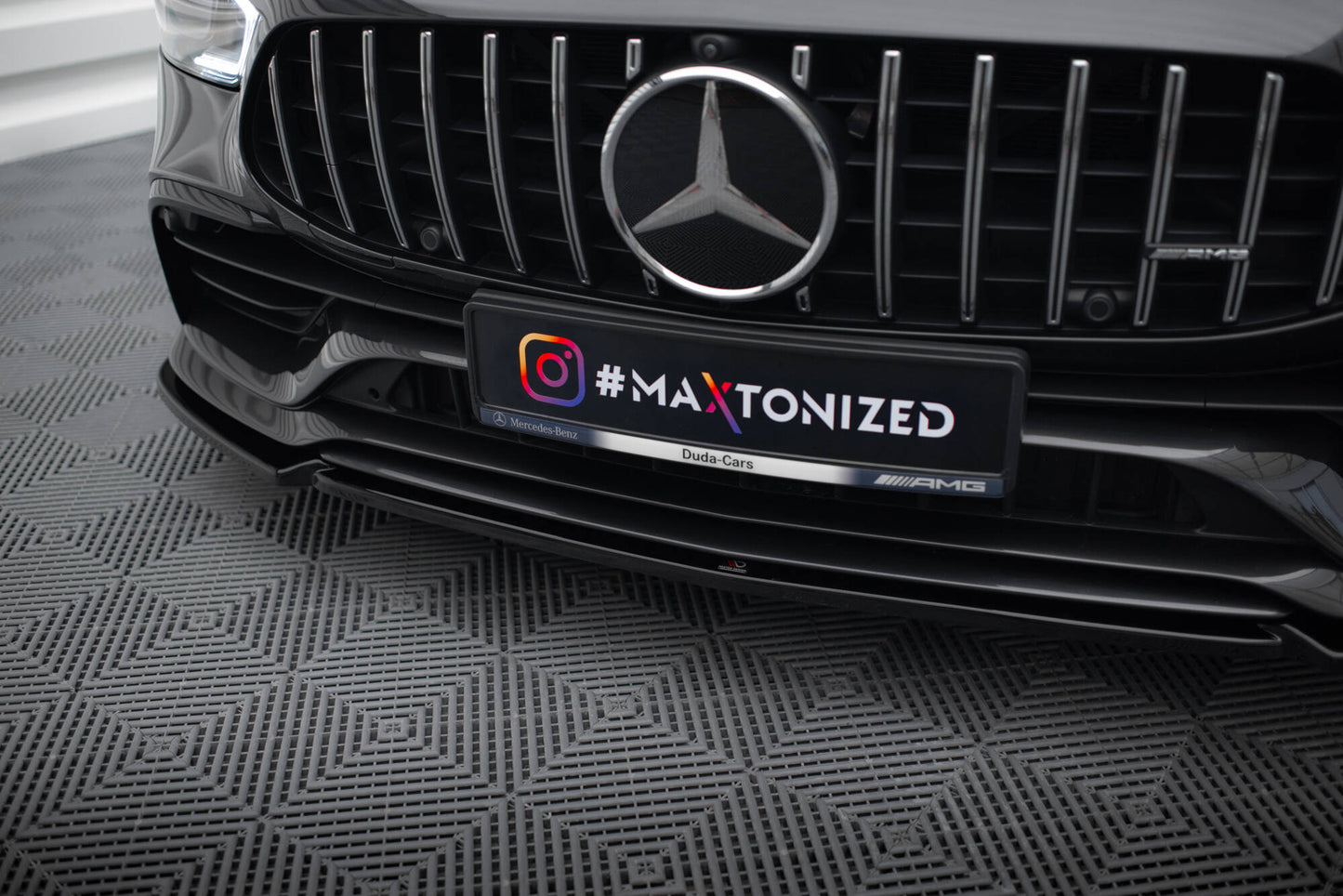 Front Ansatz V.2 für Mercedes-AMG GT 53 4-Door Coupe schwarz Hochglanz