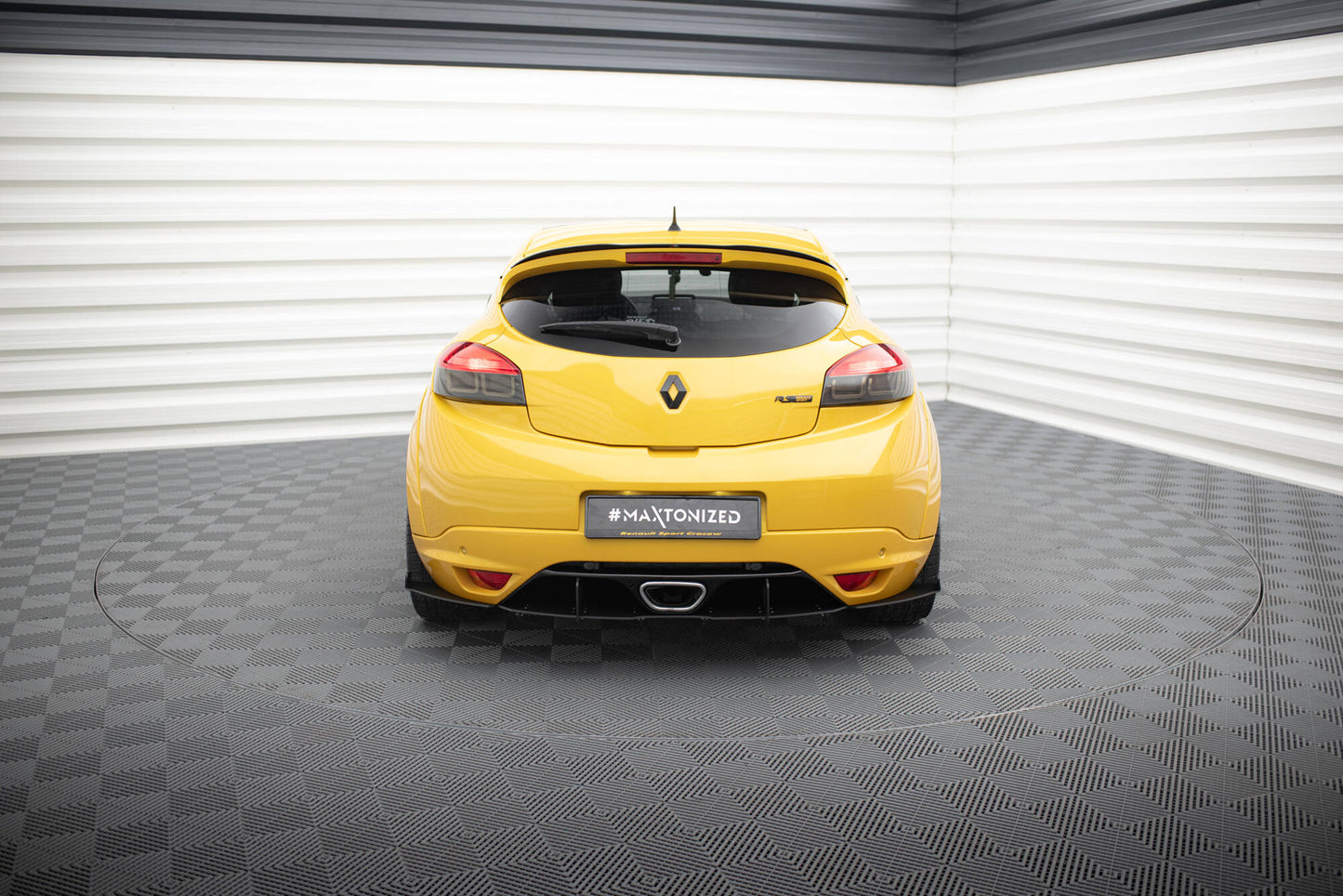 Diffusor Heck Ansatz für Heckschürze für RENAULT MEGANE MK3 RS