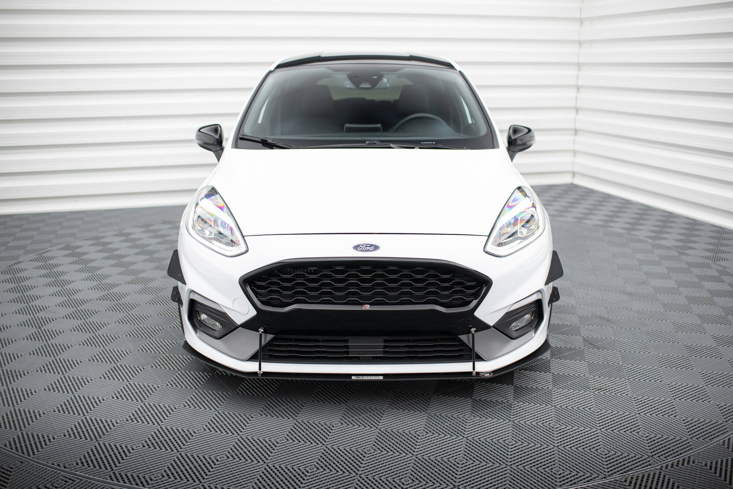 Front Sport Diffusor V.2 Ford Fiesta Mk8 ST / ST-Line schwarz Hochglanz