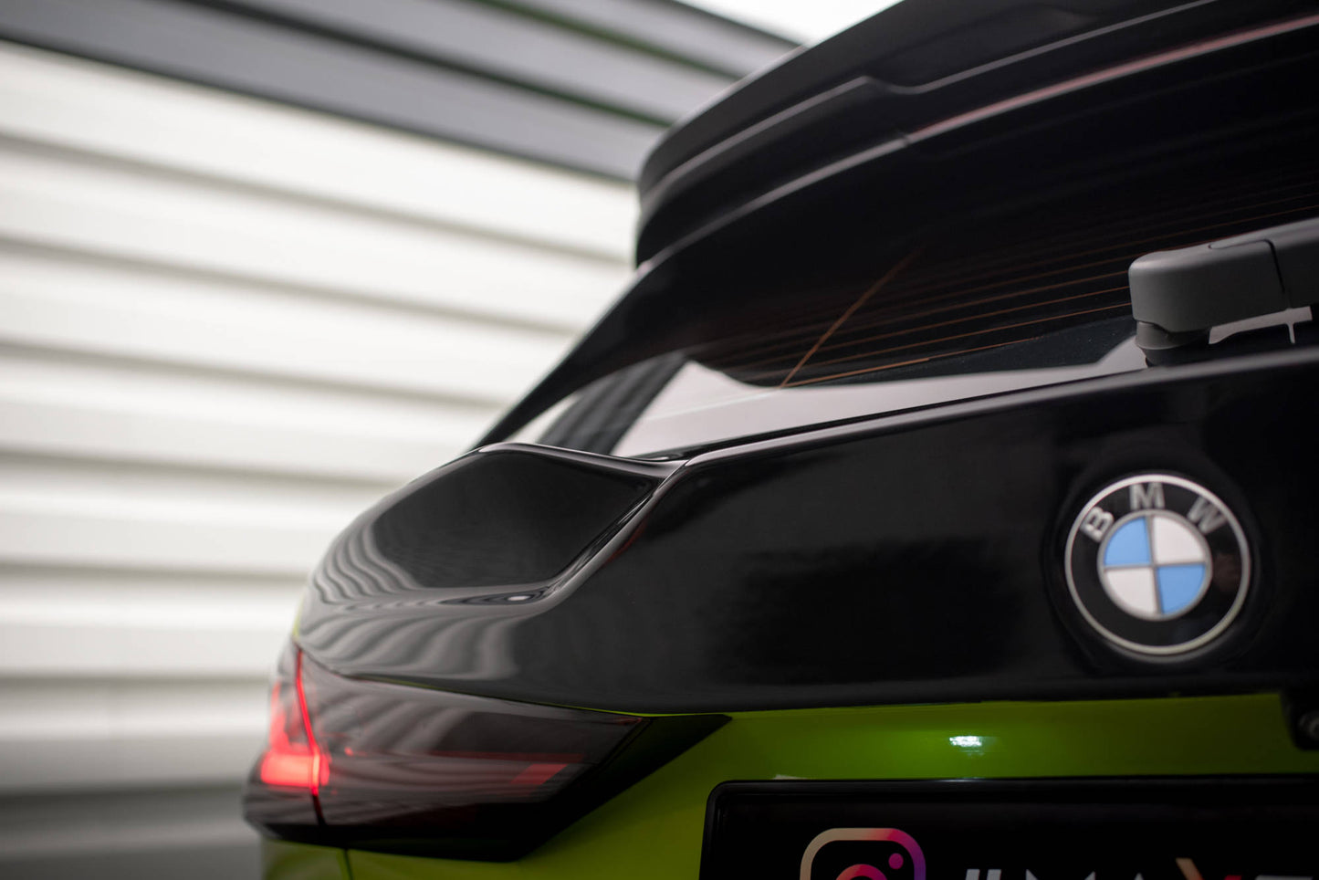 Heckscheiben Spoiler für BMW 1er M-Paket / M135i / 128ti F40 schwarz Hochglanz