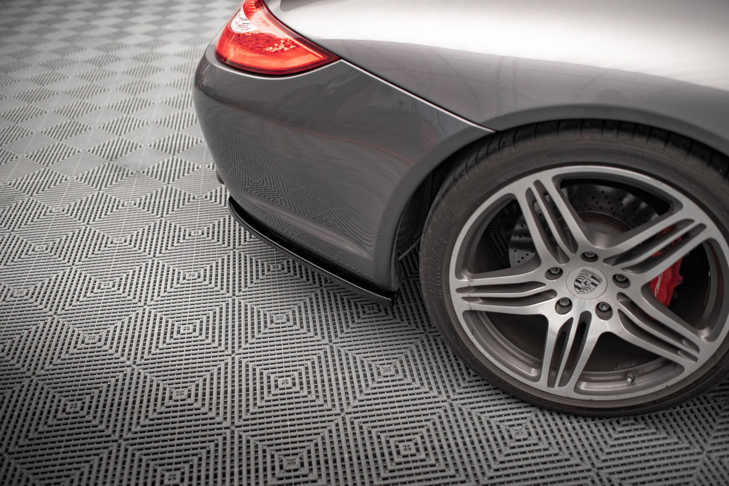 Heck Ansatz Flaps Diffusor für Porsche 911 Carrera / Carrera GTS 997 Facelift schwarz Hochglanz