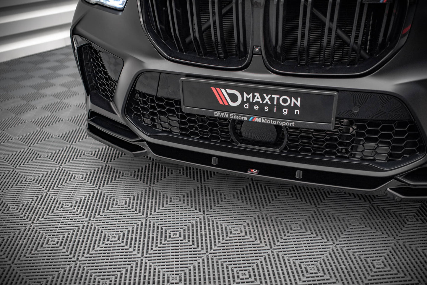 Front Ansatz V.2 für BMW X5M F95 schwarz matt