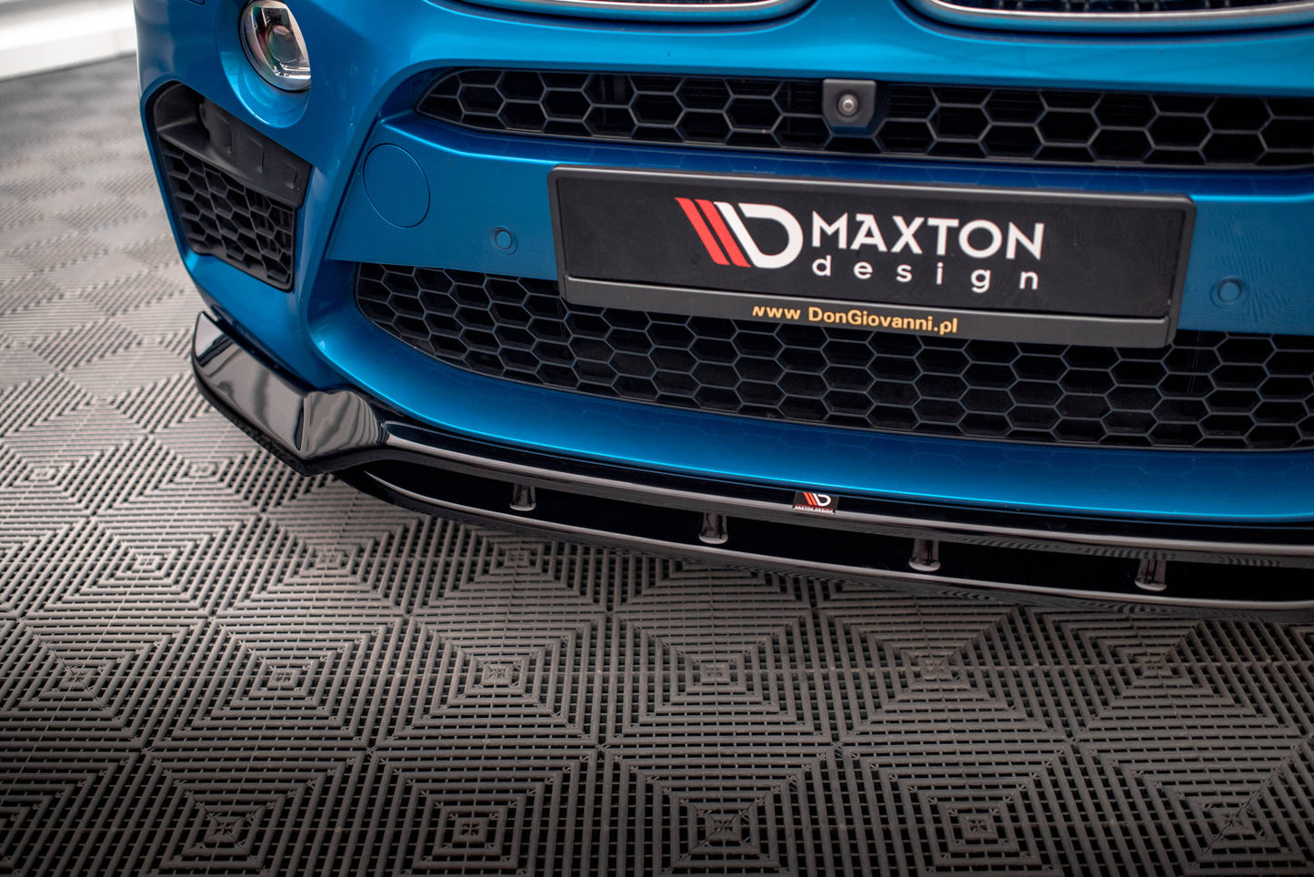 Front Ansatz V.3 für BMW X5 M F85 / X6 M F86 schwarz Hochglanz