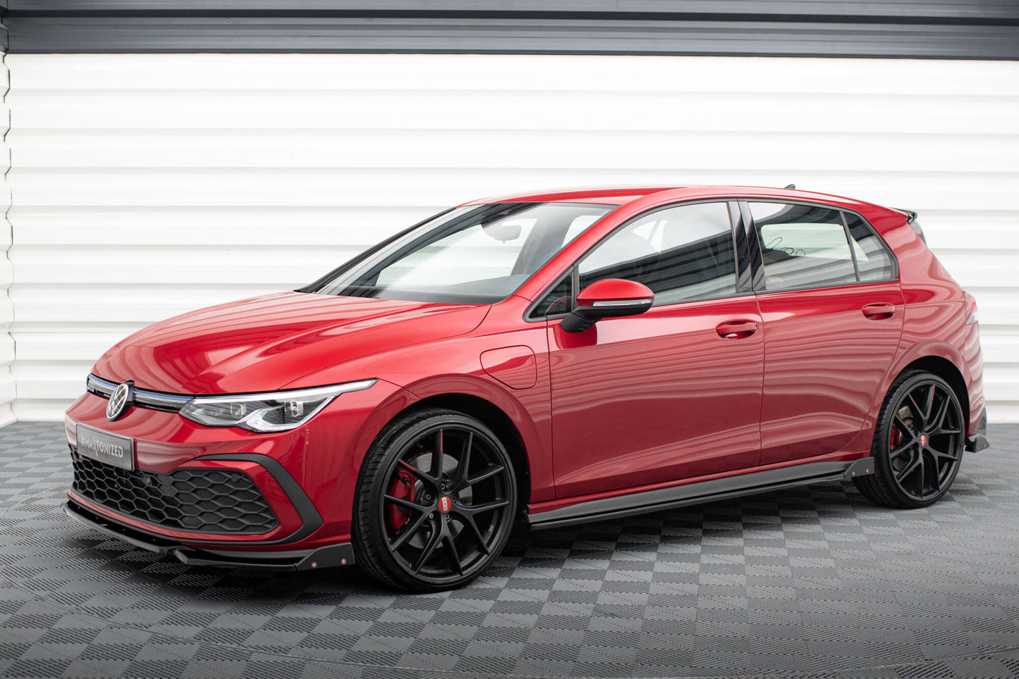 Seitenschweller Ansatz V.2 für + Flaps für VW Golf GTI / GTE / GTI Clubsport / GTD / R-Line Mk8