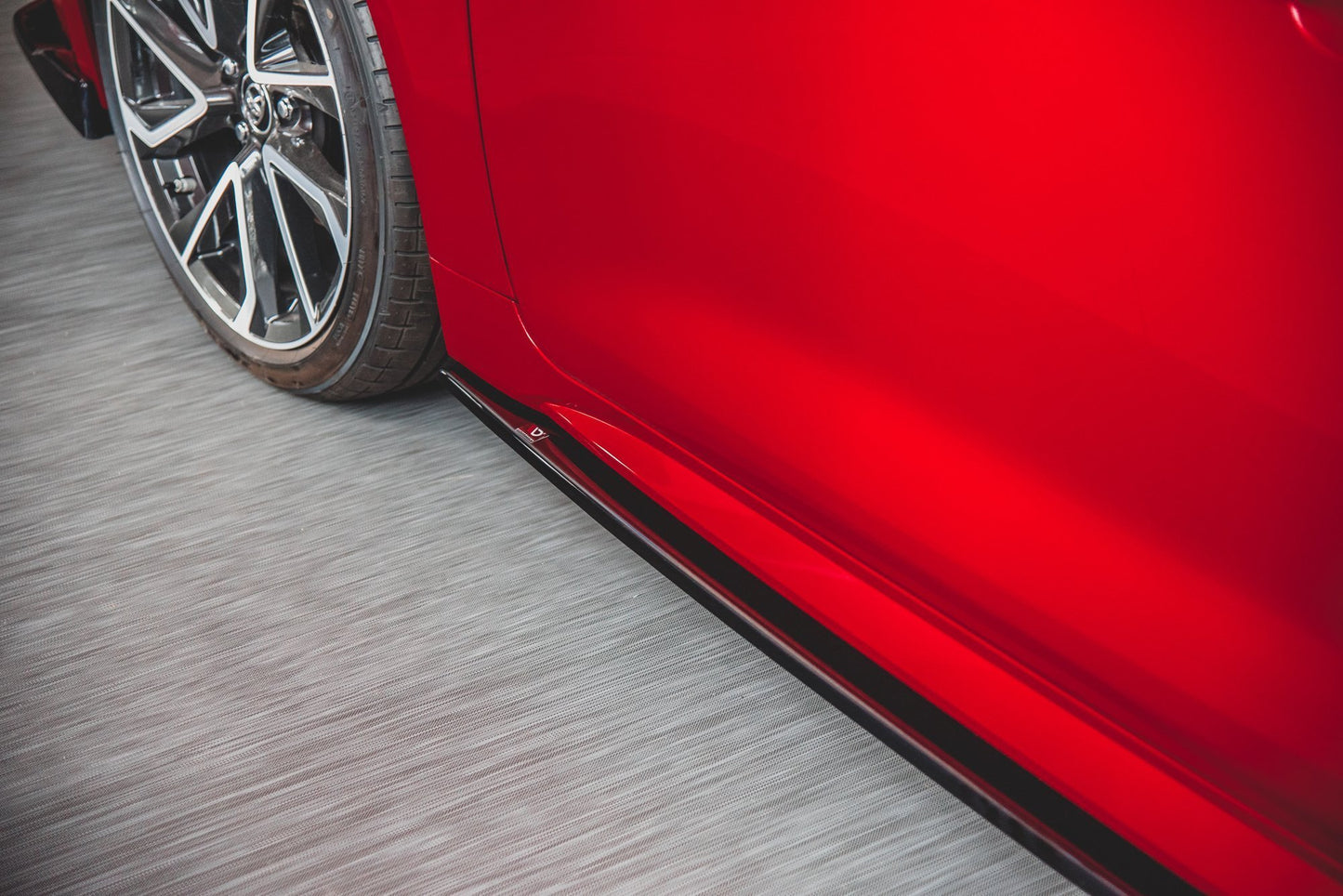 Seitenschweller Ansatz für Toyota Corolla XII Hatchback Carbon Look
