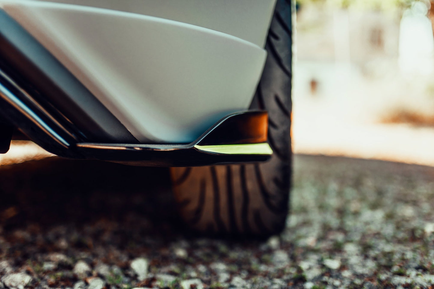 Heck Ansatz Flaps Diffusor für Ford Fiesta 7 ST Facelift