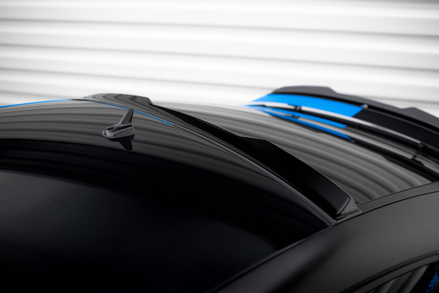 Heckscheiben Spoiler für Audi TT S / TT S-Line 8S Facelift schwarz Hochglanz