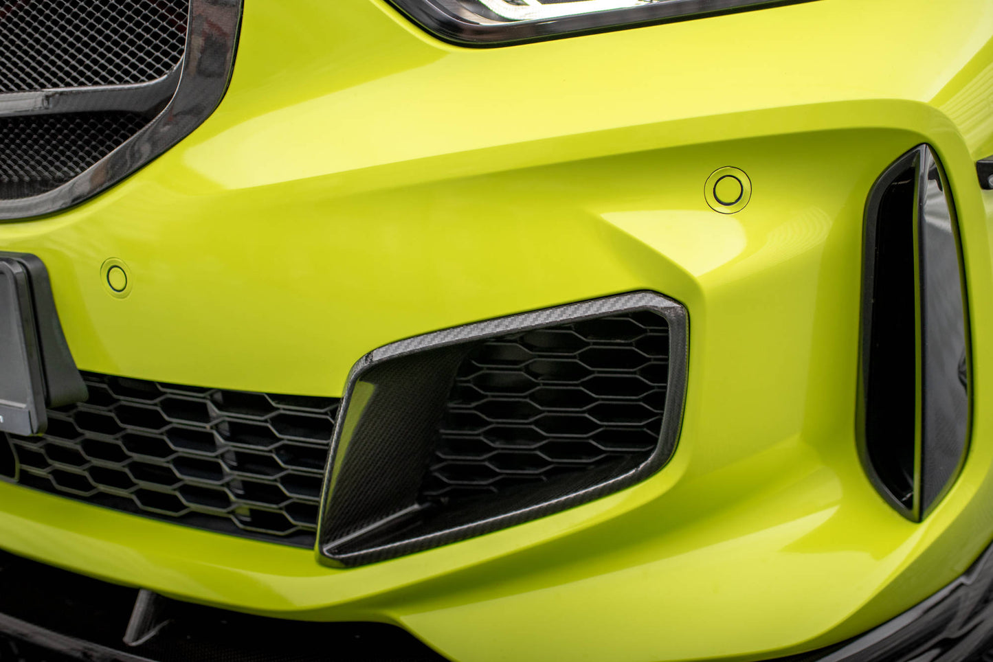 Prepreg Carbon Fiber Front Bumper Side Vents BMW 1er F40 M-Paket/ M135i