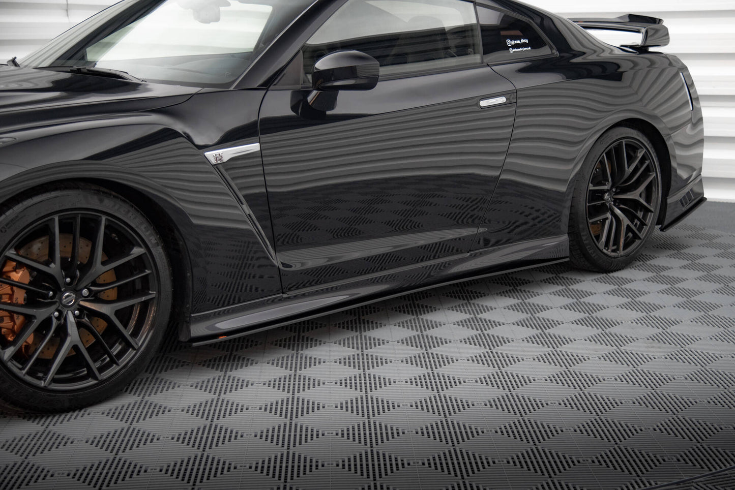 Street Pro Seitenschweller Ansatz für Nissan GTR R35 Facelift
