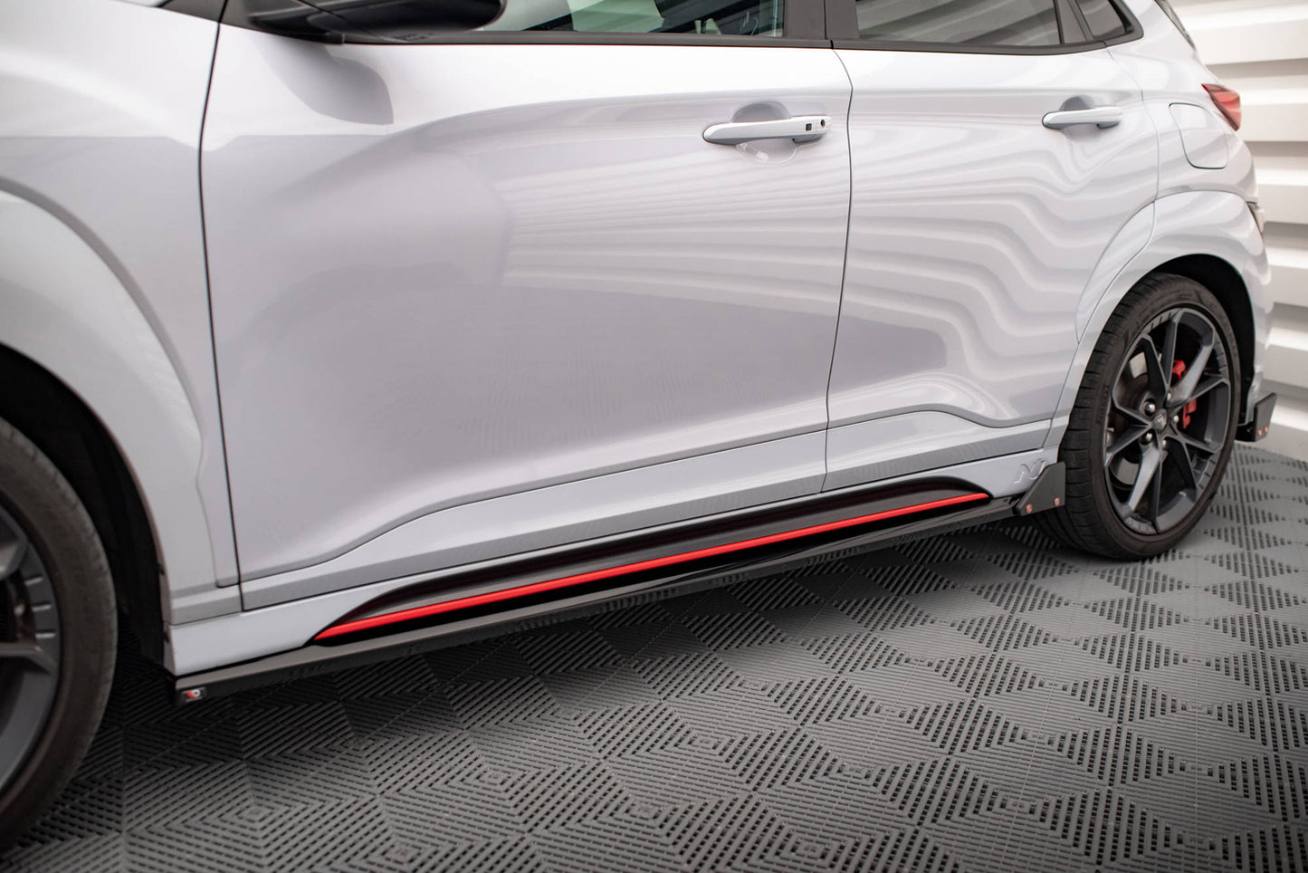Seitenschweller Ansatz für V.1 + Flaps für Hyundai Kona N Mk1