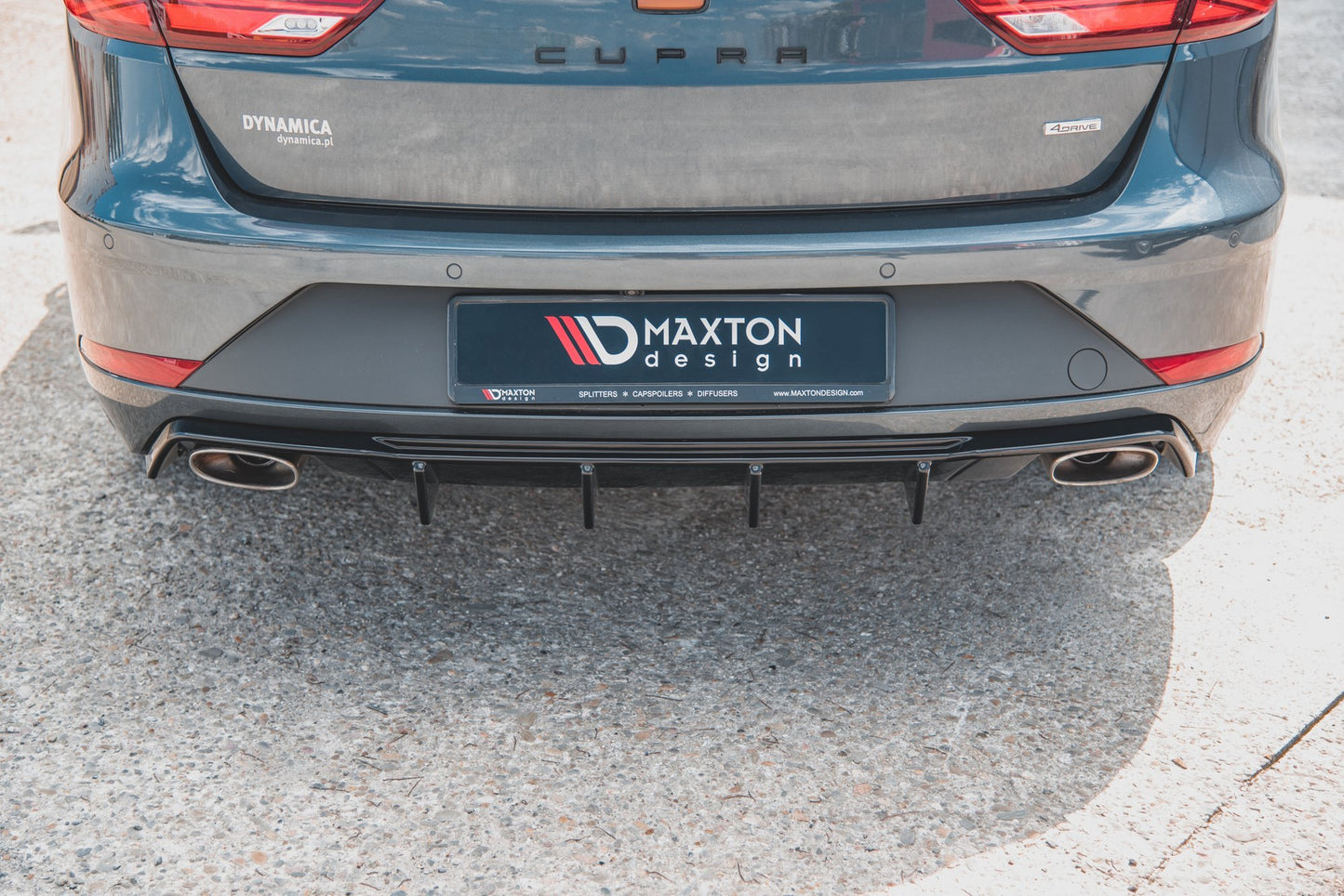 Diffusor Heck Ansatz V.2 für Seat Leon Cupra ST Mk3 FL