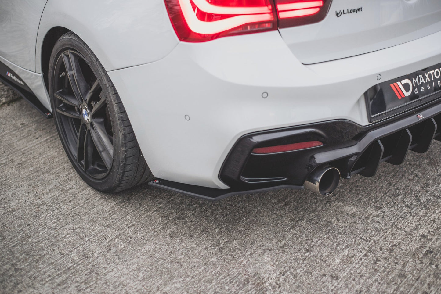 Street Pro Heck Ansatz Flaps Diffusor V.3 für BMW 1er F20 M140i