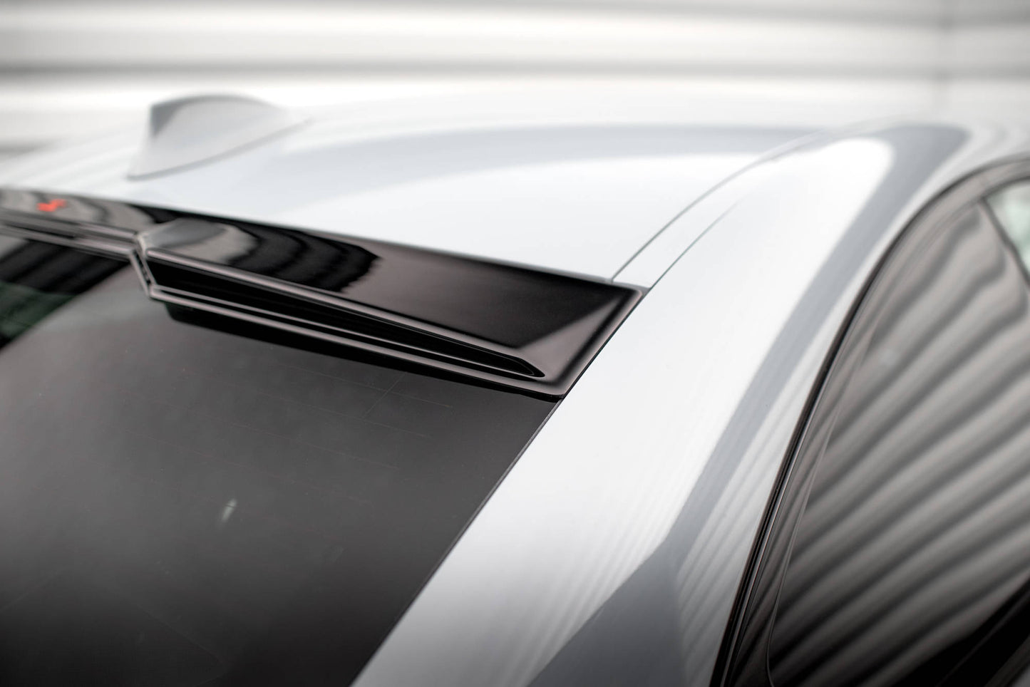 Heckscheiben Spoiler für BMW 2 Coupe G42 / M2 G87 schwarz Hochglanz