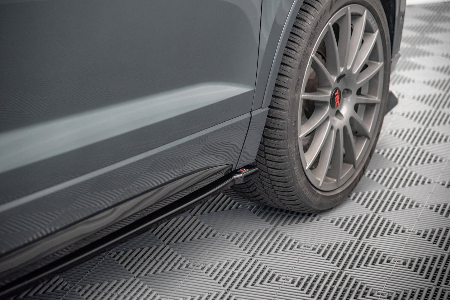 Seitenschweller Ansatz für Cupra Ateca Mk1 / Mk1 Facelift schwarz Hochglanz