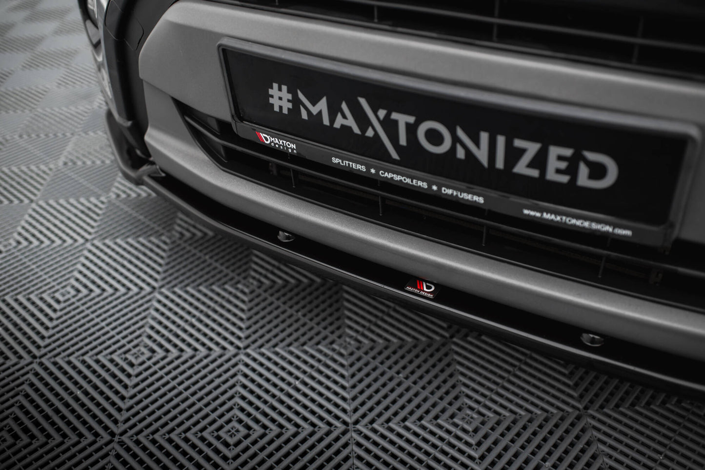 Front Ansatz V.2 für Suzuki Vitara S Mk2 schwarz Hochglanz