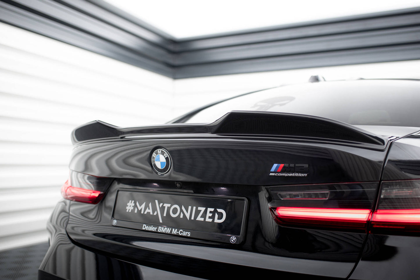 Spoiler CAP 3D für BMW M340i / 3 M-Paket / M3 Limousine G20 schwarz Hochglanz