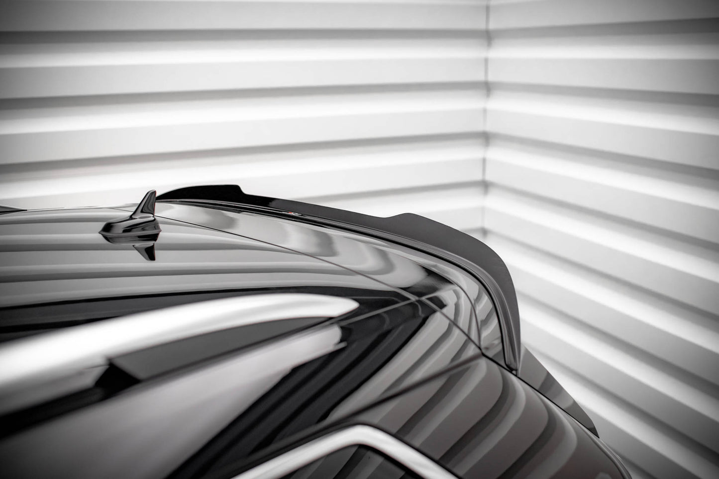 Spoiler CAP für Skoda Kodiaq Mk1 Facelift schwarz matt