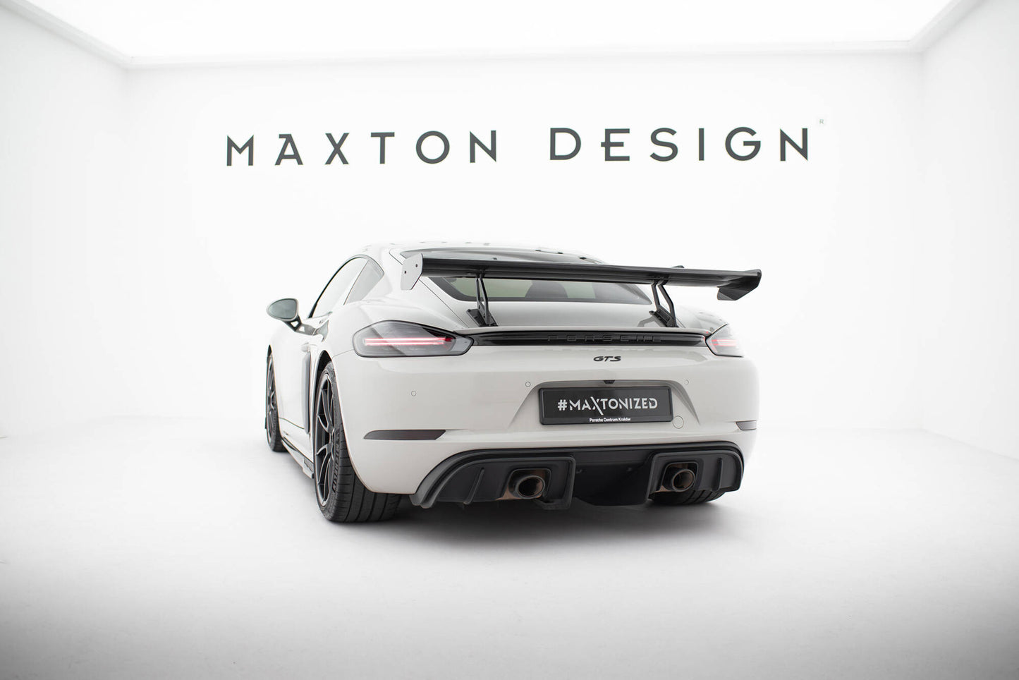 Carbon Spoiler With Upper Swan Mounting V.2 Porsche 718 Cayman 982c