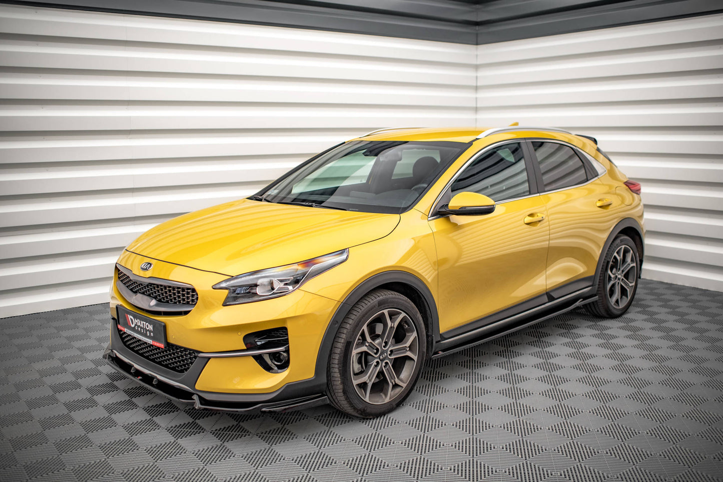 Seitenschweller Ansatz für Kia XCeed Mk1 schwarz Hochglanz