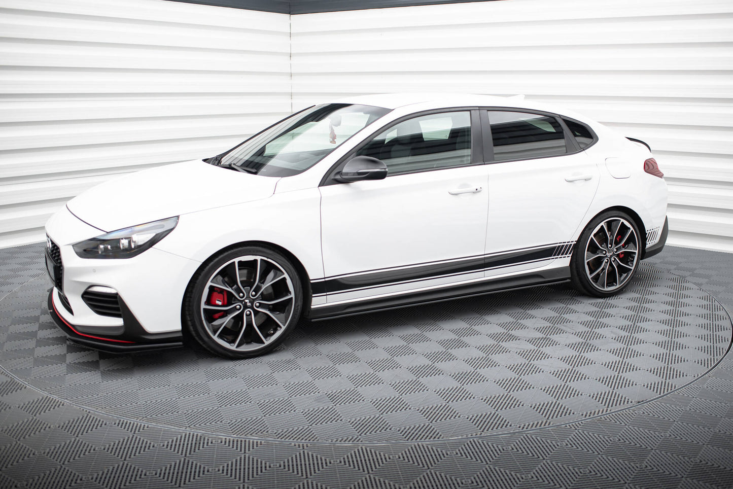 Street Pro Seitenschweller Ansatz für V.1 für Hyundai I30 N Mk3 / Mk3 FL Hatchback / Fastback