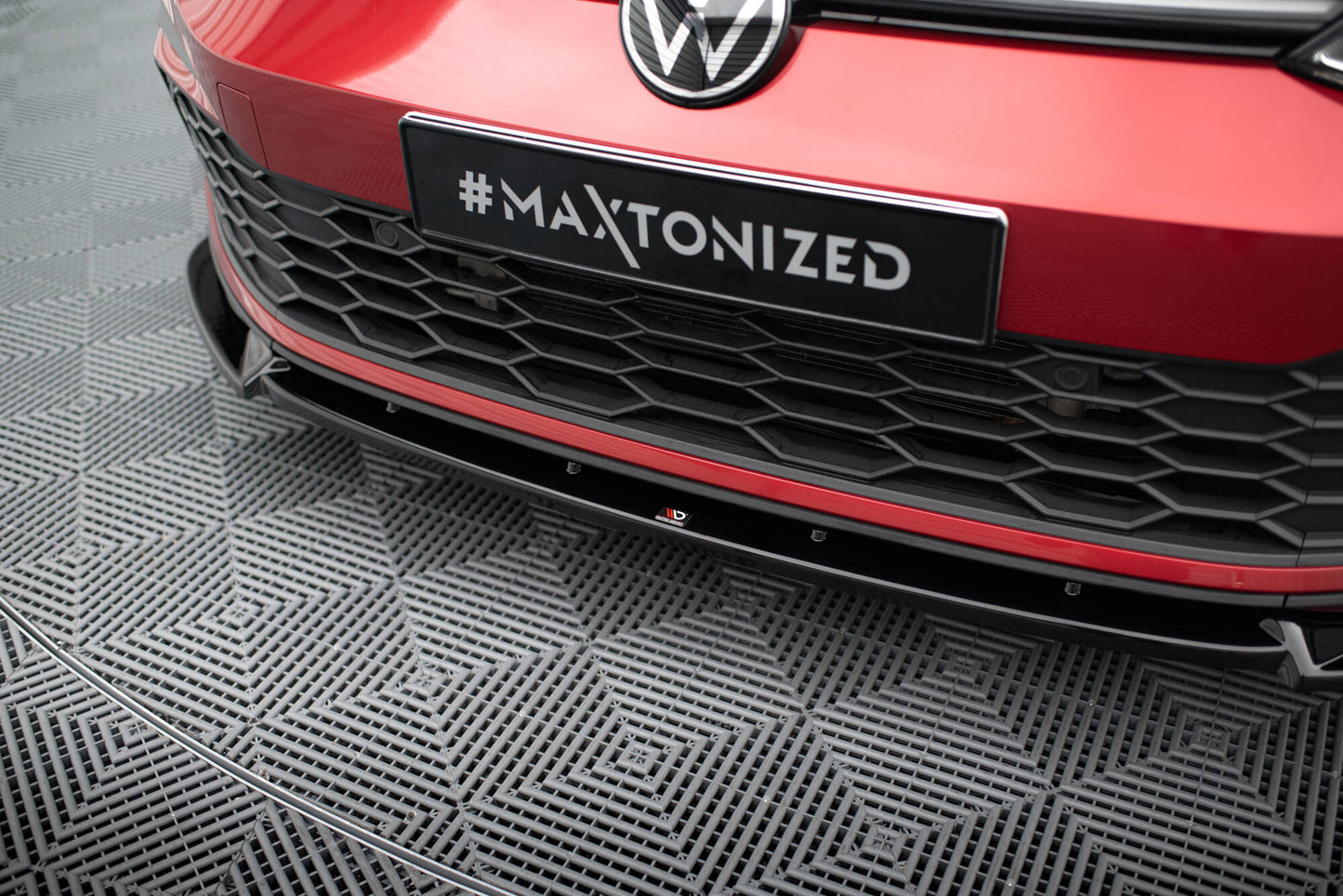 Front Ansatz V.3 + Flaps für VW Golf GTI / GTE / GTD / R-Line Mk8